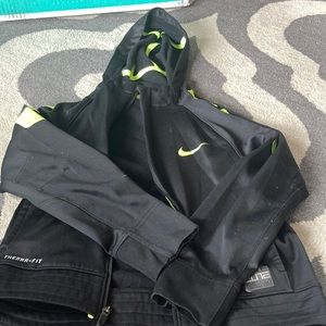 Boys Nike sweatshirt jacket with hood